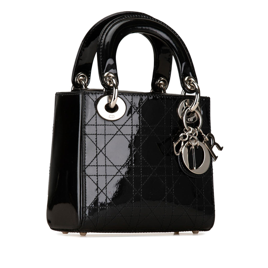 Dior Mini Patent Cannage Lady Dior (SHG-Sgdj8c)