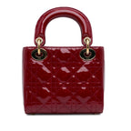 Dior Mini Patent Cannage Lady Dior (SHG-bl7bnY)