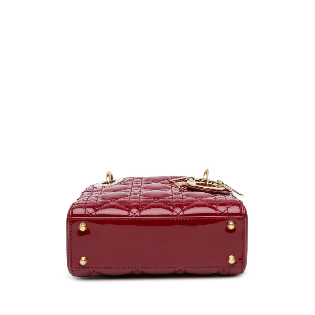 Dior Mini Patent Cannage Lady Dior (SHG-5jmUhi)