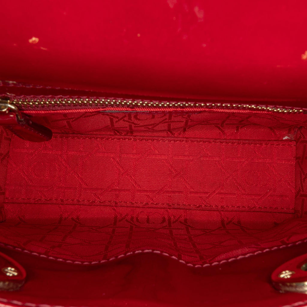 Dior Mini Patent Cannage Lady Dior (SHG-5jmUhi)