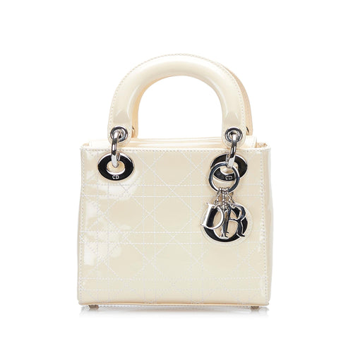 Dior Mini Patent Lady Dior (SHG-mSLI9T)