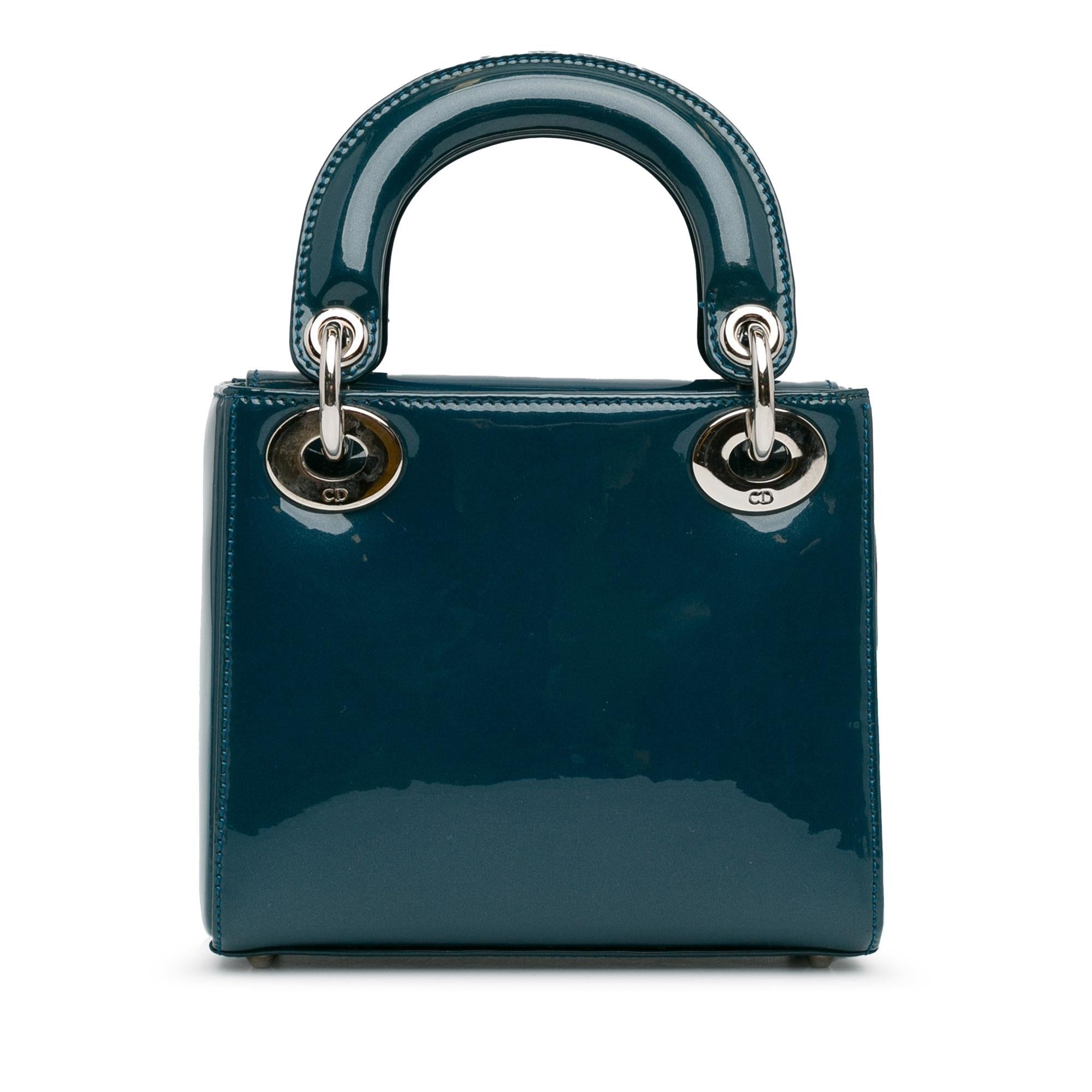 Dior Mini Patent Lady Dior (SHG-jtfq5b)