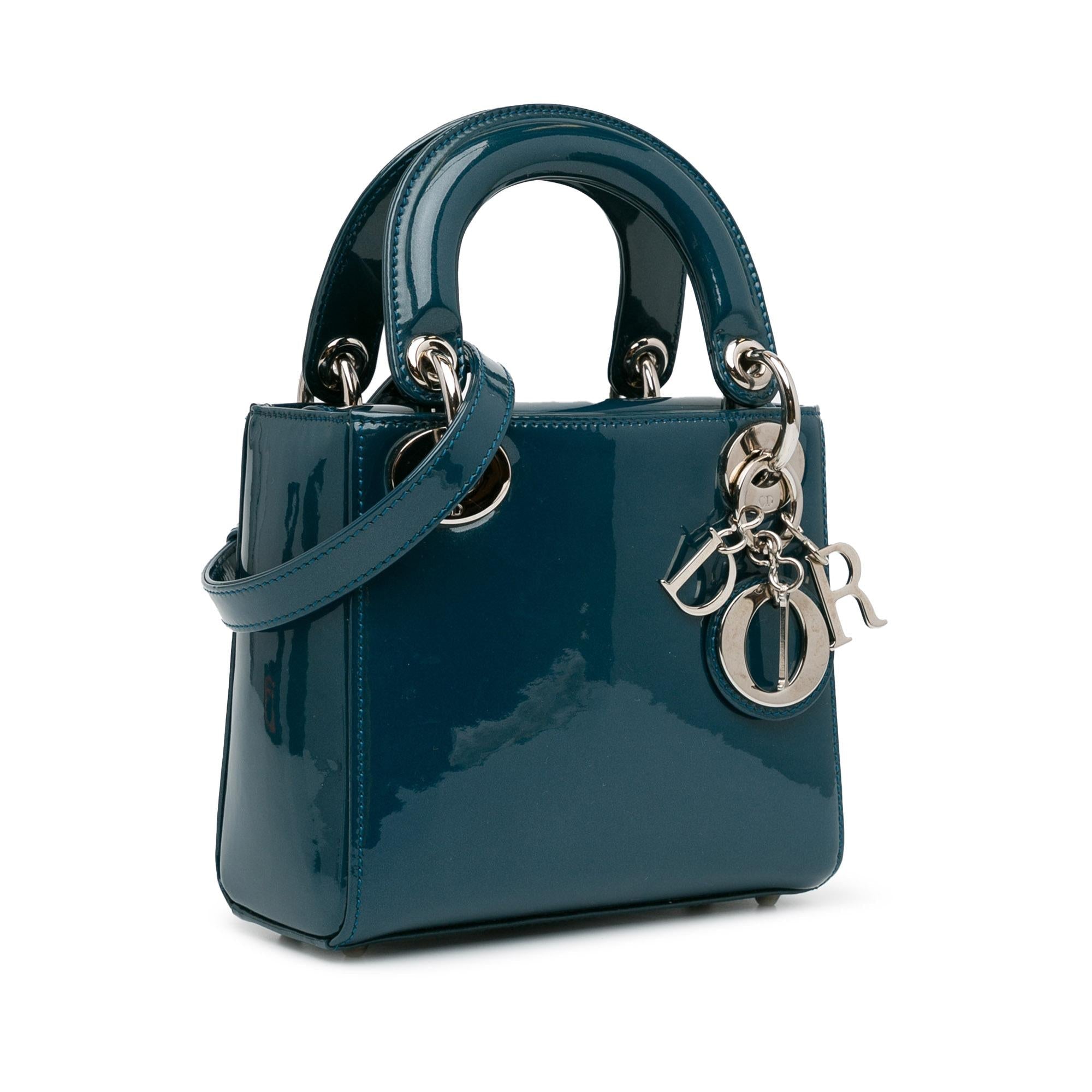 Dior Mini Patent Lady Dior (SHG-jtfq5b)
