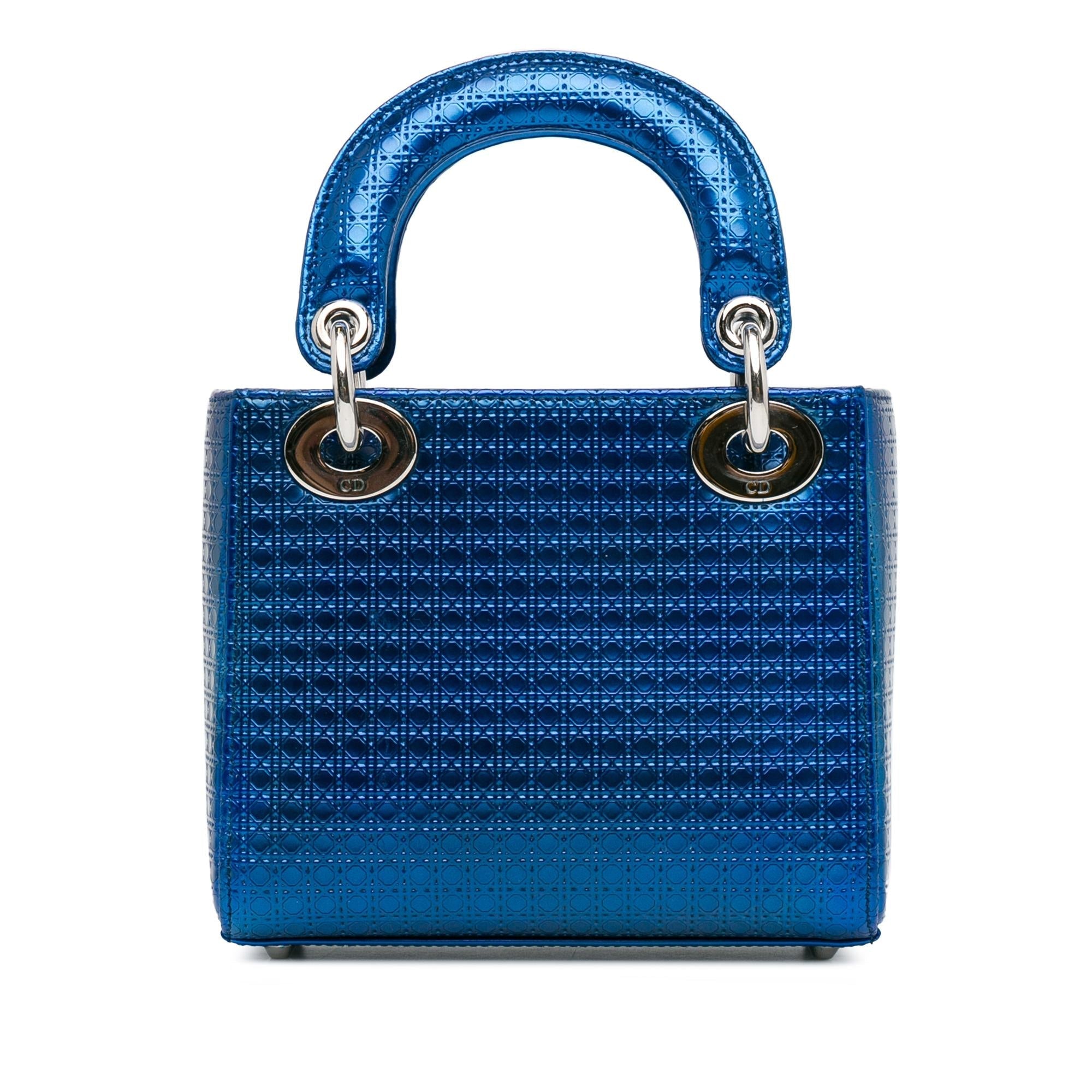 Dior Mini Patent Microcannage Lady Dior (SHG-TNloAX)