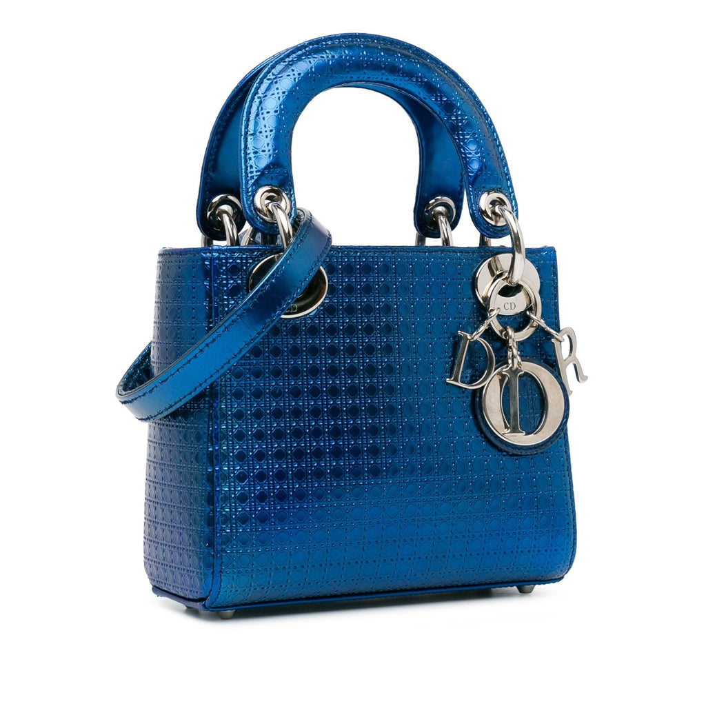 Dior Mini Patent Microcannage Lady Dior (SHG-TNloAX)