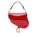 Dior Mini Saddle Patent Shoulder Bag (SHG-sOcB1B)