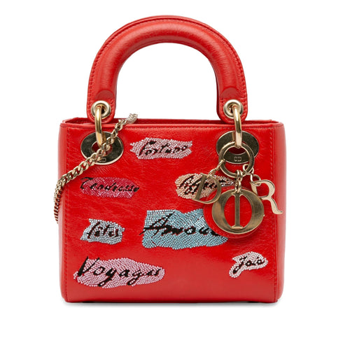 Dior Mini Sequin Embellished Lady Dior (SHG-SwudPO)