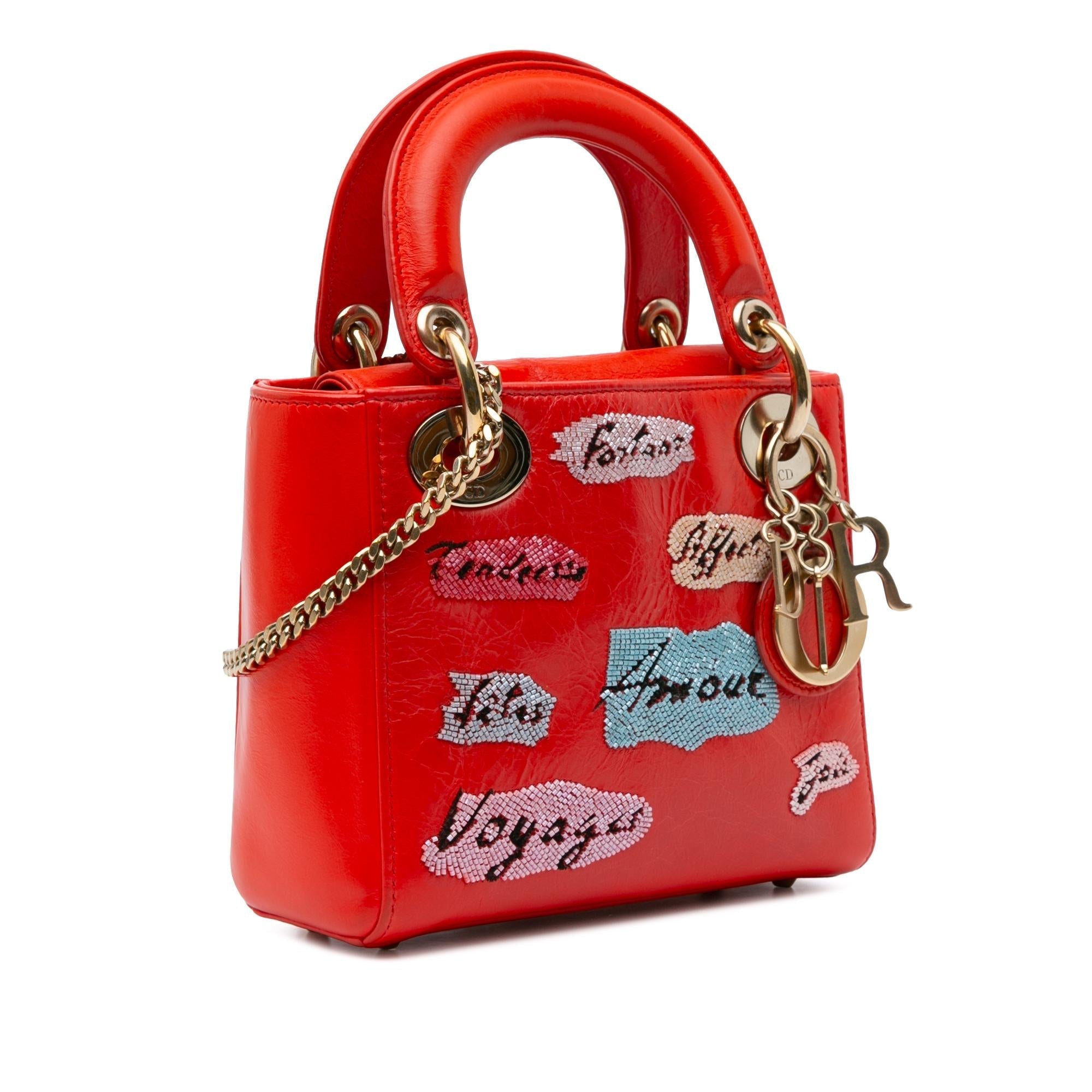 Dior Mini Sequin Embellished Lady Dior (SHG-Ocdczz)