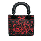 Dior Mini Smooth Calfskin Painted Heart Clover Lady Dior (SHG-bO0gQC)