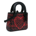 Dior Mini Smooth Calfskin Painted Heart Clover Lady Dior (SHG-bO0gQC)