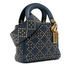 Dior Mini Studded Lambskin Cannage Supple Lady Dior (SHG-1sVNpD)