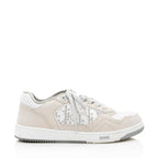 Dior Oblique Calfskin Nubuck Low Top Sneakers - Size 8.5 / 38.5 (SHF-19913)