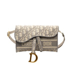 Dior Oblique Saddle Slim Belt Pouch (SHG-XFaEWA)