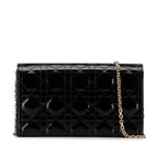 Dior Patent Cannage Lady Dior Pouch (SHG-mdwJ09)