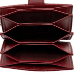 Dior Patent Leather Cannage Lady Dior 5 Gusset Card Holder (SHF-jwrIuS)