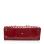 Dior Patent Leather Lady Dior Large Tote (SHF-Fee2T5)