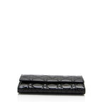 Dior Patent Leather Lady Dior Wallet on Chain (SHF-rovhu8)