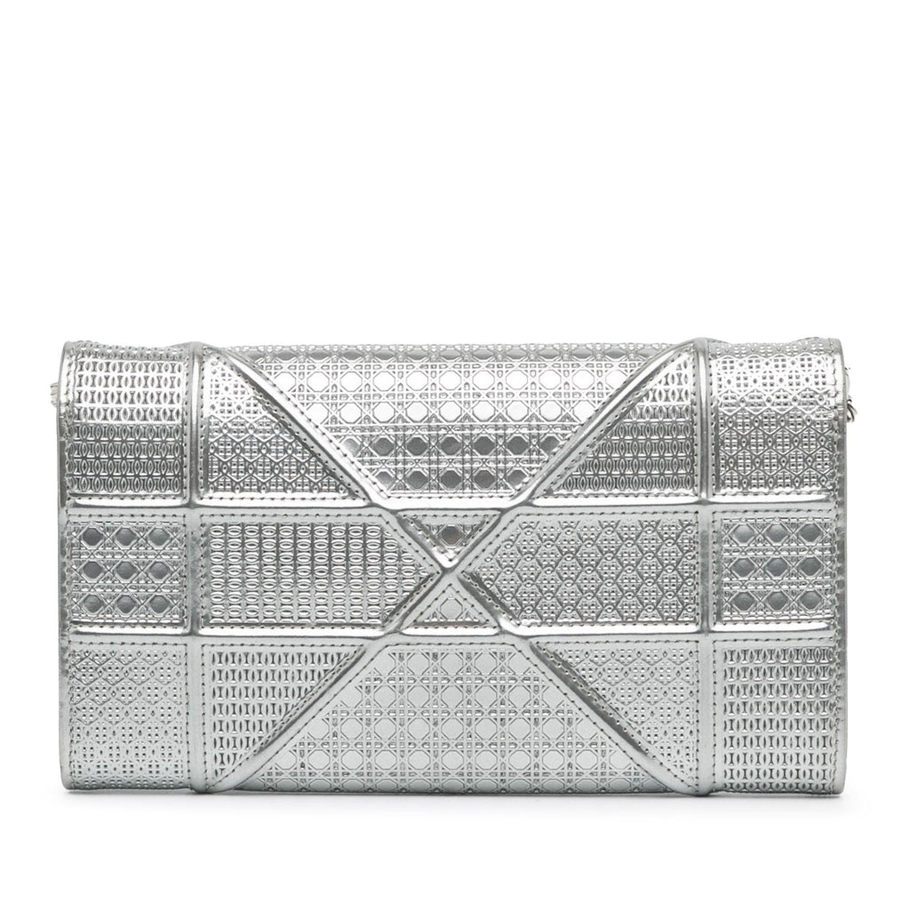Dior Patent Microcannage Diorama Wallet on Chain (SHG-1ZSxWm)