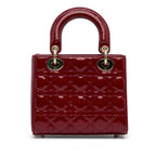 Dior Small Cannage Patent Lady Dior (SHG-KCFGD4)