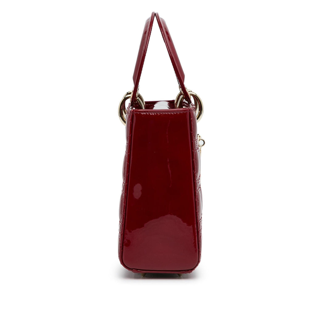 Dior Small Cannage Patent Lady Dior (SHG-KCFGD4)