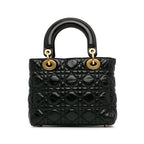 Dior Small Crinkled Patent Cannage Lucky Badges My Lady Dior (SHG-TnrBf0)