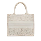 Dior Small D-Lace Embroidery Book Tote (SHG-x9rHGK)