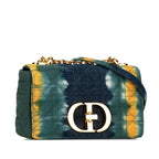 Dior Small Denim Tie-Dye Cannage Caro Bag (SHG-I4UK0n)