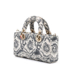 Dior Small Denim Toile de Jouy Soleil Lady D Joy (SHG-INLlAR)