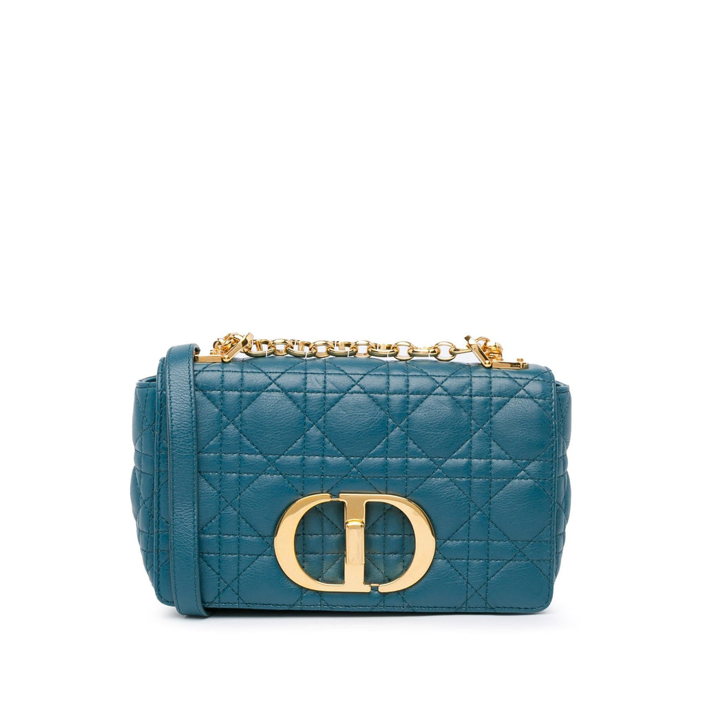 Dior Small Lambskin Cannage Caro Crossbody (SHG-SpEBNe)