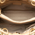 Dior Small Lambskin Cannage Dior Soft Shopping Tote (SHG-gPZGoA)