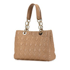 Dior Small Lambskin Cannage Dior Soft Shopping Tote (SHG-gPZGoA)