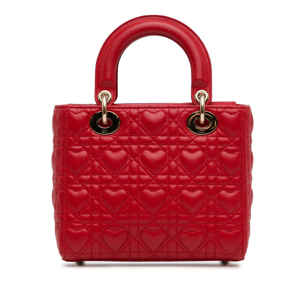 Dior Small Lambskin Cannage Dioramour My ABCDior Lady Dior (SHG-q30lLj)