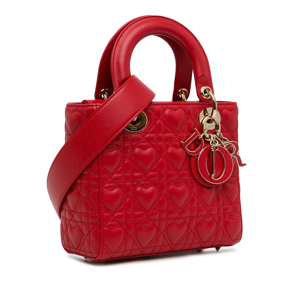 Dior Small Lambskin Cannage Dioramour My ABCDior Lady Dior (SHG-q30lLj)