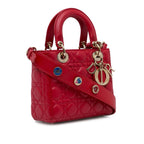 Dior Small Lambskin Cannage Lady Dior (SHG-ZSSZpd)