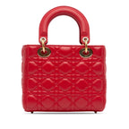 Dior Small Lambskin Cannage Lucky Badges My Lady Dior (SHG-DVBuov)