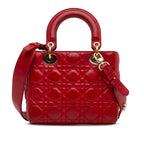 Dior Small Lambskin Cannage My ABCDior Lady Dior (SHG-J6Pz6W)