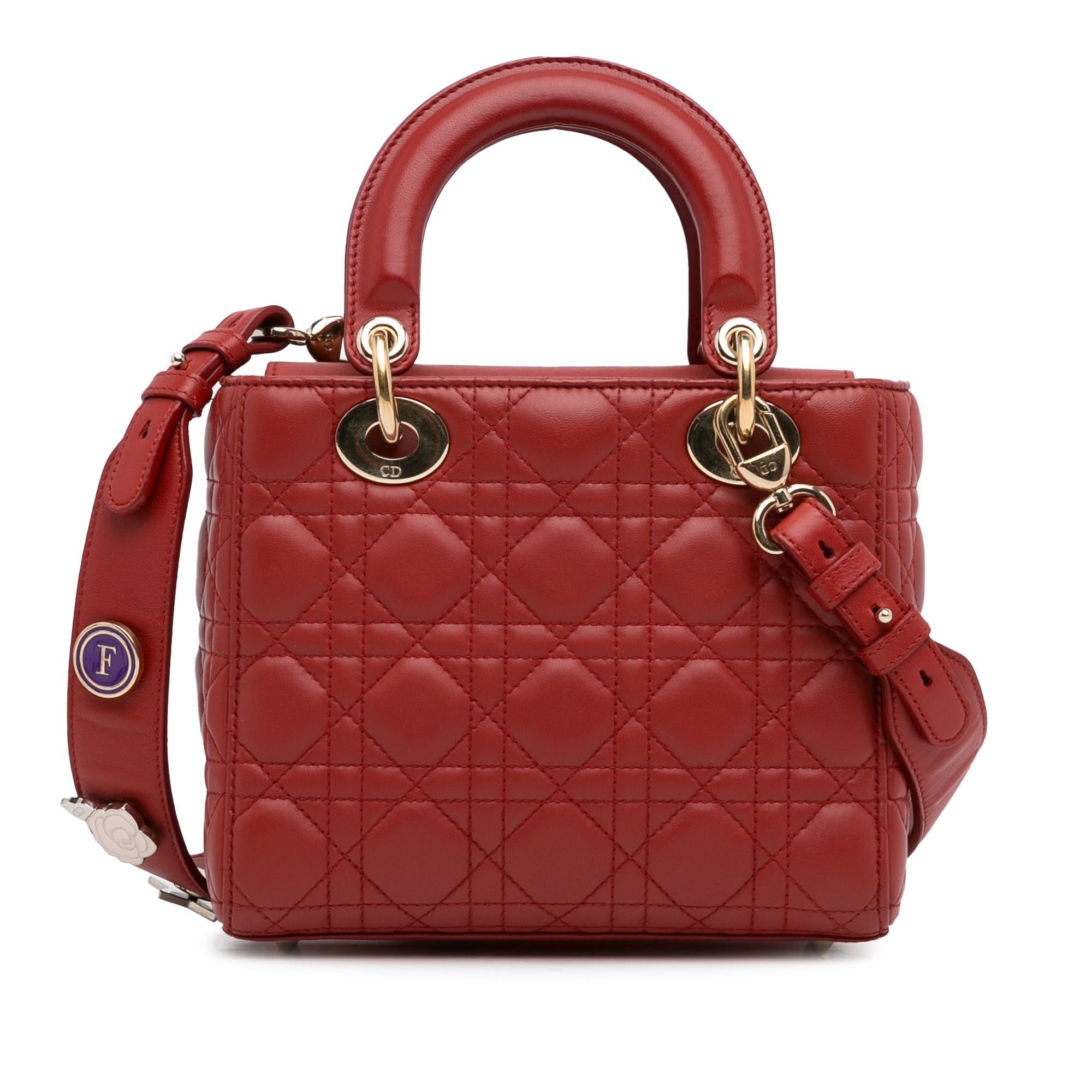 Dior Small Lambskin Cannage My ABCDior Lady Dior (SHG-i1WibT)