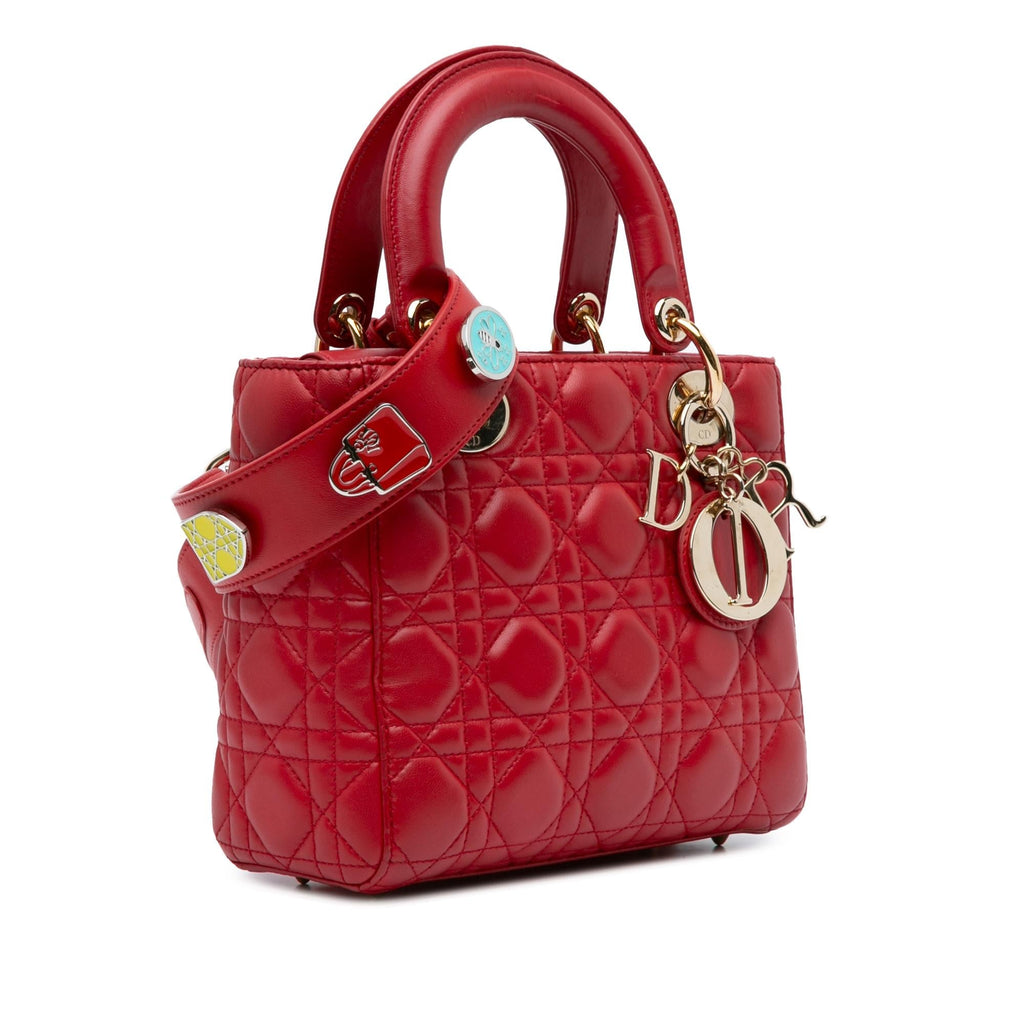 Dior Small Lambskin Cannage My ABCDior Lady Dior (SHG-OY8WXX)