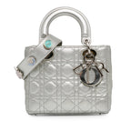 Dior Small Lambskin Cannage My Lady Dior Lucky Badges (SHG-Jg6k3E)
