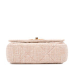 Dior Small Linen Macrocannage Caro Bag (SHG-COqsZq)