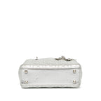 Dior Small Metallic Grained Calfskin Cannage Lucky Badges My Lady Dior (SHG-bWYB1W)