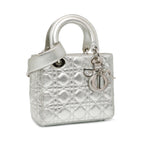Dior Small Metallic Grained Calfskin Cannage Lucky Badges My Lady Dior (SHG-bWYB1W)