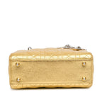 Dior Small Metallic Grained Calfskin Cannage Lucky Badges My Lady Dior (SHG-g4rqaN)