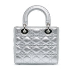 Dior Small Metallic Grained Calfskin Cannage Lucky Badges My Lady Dior (SHG-paWJgo)