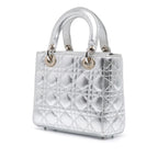 Dior Small Metallic Grained Calfskin Cannage My ABCDior Lady Dior (SHG-SxLbHN)