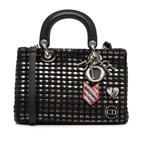 Dior Small Metallic Tweed Lady Dior (SHG-IKtPxQ)