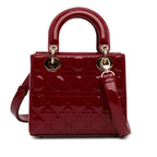 Dior Small Patent Cannage Lady Dior (SHG-PZW9FC)