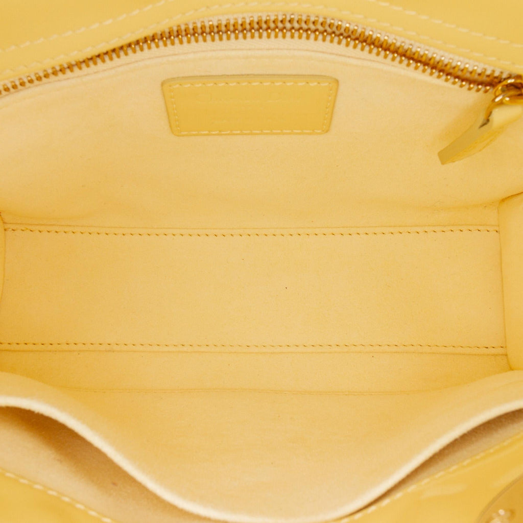 Dior Small Patent Cannage Lady Dior (SHG-KgozhJ)