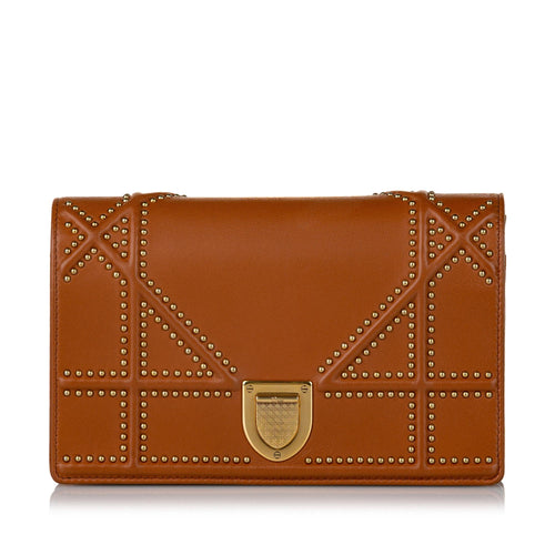 Dior Small Studded Diorama Crossbody Bag (SHG-32613)