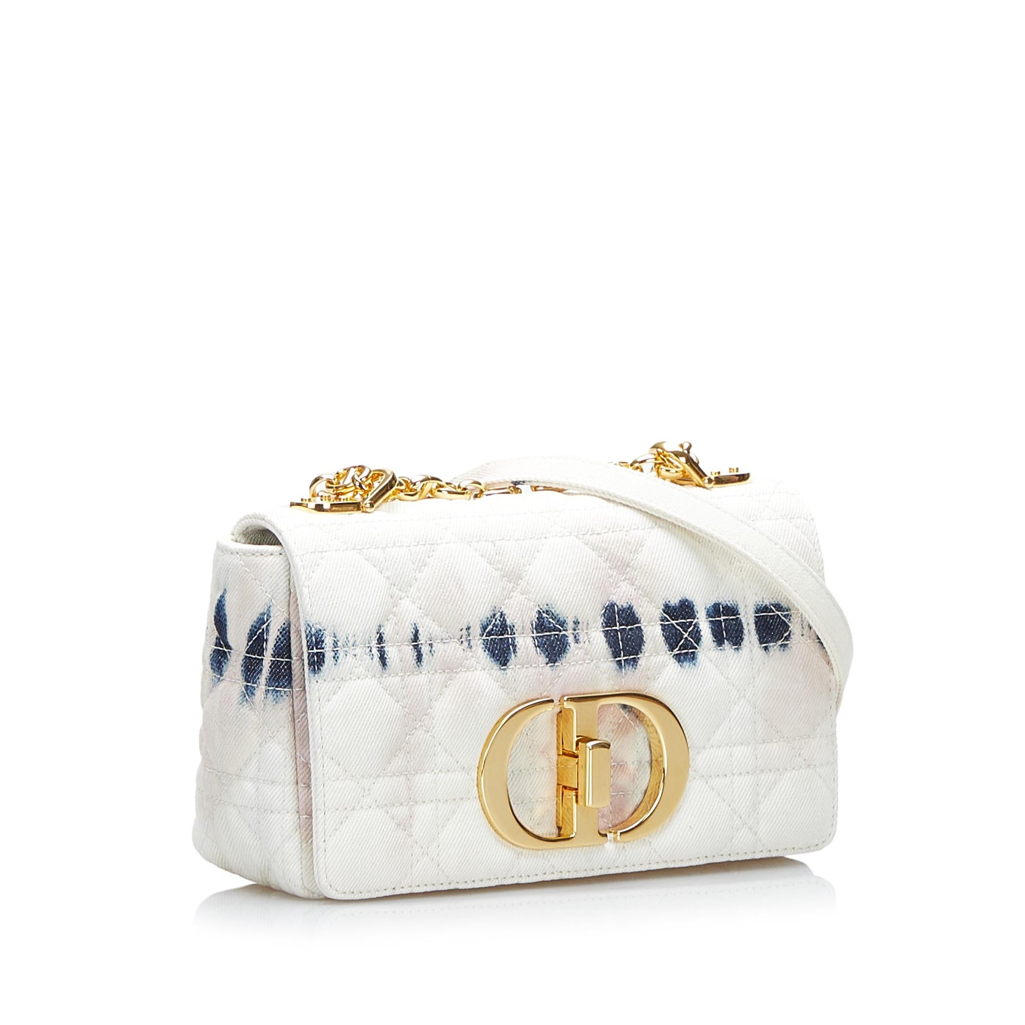 Dior Small Tie Dye Denim Caro (SHG-J7ahaX)